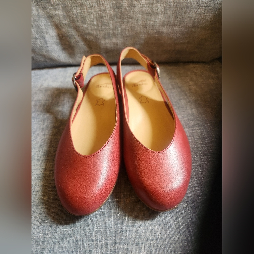 Red Dansko Lea Flat Size 36 - Picture 3 of 6